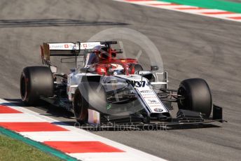 World © Octane Photographic Ltd. Formula 1 – Spanish In-season testing. Alfa Romeo Racing C38 – Callum Ilott. Circuit de Barcelona Catalunya, Spain. Tuesday 14th May 2019.