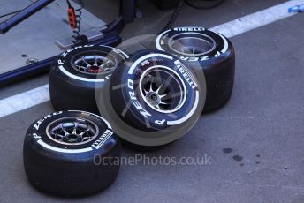 World © Octane Photographic Ltd. Formula 1 – Spanish In-season testing. Aston Martin Red Bull Racing RB15 wheels and tyres. Circuit de Barcelona Catalunya, Spain. Tuesday 14th May 2019.