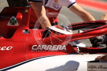 World © Octane Photographic Ltd. Formula 1 – Spanish In-season testing. Alfa Romeo Racing C38 – Callum Ilott. Circuit de Barcelona Catalunya, Spain. Tuesday 14th May 2019.