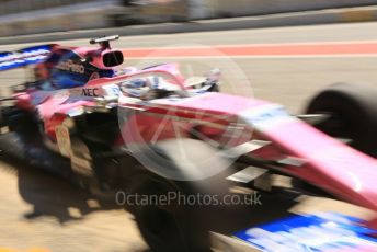 World © Octane Photographic Ltd. Formula 1 – Spanish In-season Pirelli testing. SportPesa Racing Point RP19 - Sergio Perez. Circuit de Barcelona Catalunya, Spain. Tuesday 14th May 2019.