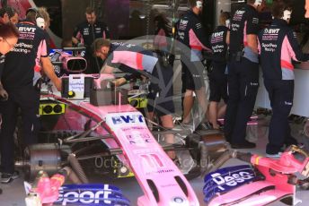 World © Octane Photographic Ltd. Formula 1 – Spanish In-season Pirelli testing. SportPesa Racing Point RP19 - Sergio Perez. Circuit de Barcelona Catalunya, Spain. Tuesday 14th May 2019.