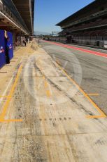 World © Octane Photographic Ltd. Formula 1 – Spanish In-season testing. Pit boxes. Circuit de Barcelona Catalunya, Spain. Tuesday 14th May 2019.
