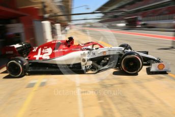 World © Octane Photographic Ltd. Formula 1 – Spanish In-season testing. Alfa Romeo Racing C38 – Callum Ilott. Circuit de Barcelona Catalunya, Spain. Tuesday 14th May 2019.