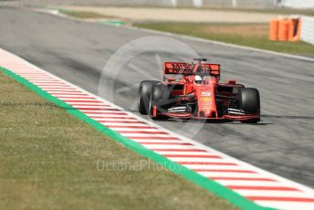 World © Octane Photographic Ltd. Formula 1 – Spanish Pirelli In-season testing. Scuderia Ferrari SF90 – Sebastian Vettel. Circuit de Barcelona Catalunya, Spain. Tuesday 14th May 2019.