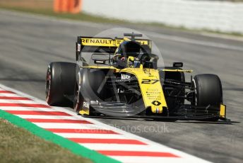 World © Octane Photographic Ltd. Formula 1 – Spanish In-season testing. Renault Sport F1 Team RS19 – Nico Hulkenberg. Circuit de Barcelona Catalunya, Spain. Tuesday 14th May 2019.