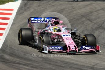 World © Octane Photographic Ltd. Formula 1 – Spanish In-season testing. SportPesa Racing Point RP19 - Nick Yelloly. Circuit de Barcelona Catalunya, Spain. Tuesday 14th May 2019.