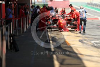 World © Octane Photographic Ltd. Formula 1 – Spanish In-season testing. Scuderia Ferrari SF90 – Charles Leclerc. Circuit de Barcelona Catalunya, Spain. Tuesday 14th May 2019.
