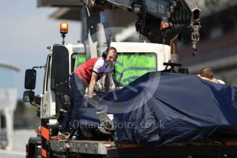 World © Octane Photographic Ltd. Formula 1 – Spanish In-season testing. Alfa Romeo Racing C38 – Callum Ilott. Circuit de Barcelona Catalunya, Spain. Tuesday 14th May 2019.