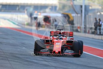 World © Octane Photographic Ltd. Formula 1 – Spanish Pirelli In-season testing. Scuderia Ferrari SF90 – Sebastian Vettel. Circuit de Barcelona Catalunya, Spain. Tuesday 14th May 2019.