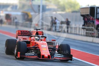 World © Octane Photographic Ltd. Formula 1 – Spanish Pirelli In-season testing. Scuderia Ferrari SF90 – Sebastian Vettel. Circuit de Barcelona Catalunya, Spain. Tuesday 14th May 2019.