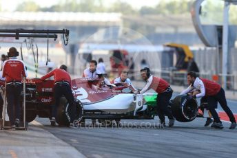 World © Octane Photographic Ltd. Formula 1 – Spanish In-season testing. Alfa Romeo Racing C38 – Callum Ilott. Circuit de Barcelona Catalunya, Spain. Tuesday 14th May 2019.