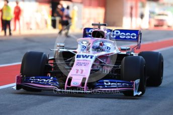 World © Octane Photographic Ltd. Formula 1 – Spanish In-season Pirelli testing. SportPesa Racing Point RP19 - Sergio Perez. Circuit de Barcelona Catalunya, Spain. Tuesday 14th May 2019.