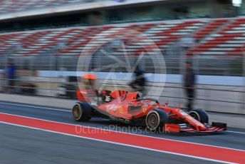 World © Octane Photographic Ltd. Formula 1 – Spanish In-season testing. Scuderia Ferrari SF90 – Charles Leclerc. Circuit de Barcelona Catalunya, Spain. Tuesday 14th May 2019.