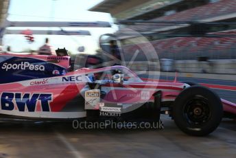 World © Octane Photographic Ltd. Formula 1 – Spanish In-season Pirelli testing. SportPesa Racing Point RP19 - Sergio Perez. Circuit de Barcelona Catalunya, Spain. Tuesday 14th May 2019.