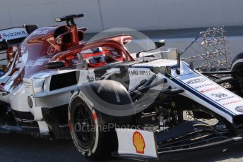 World © Octane Photographic Ltd. Formula 1 – Spanish In-season testing. Alfa Romeo Racing C38 – Kimi Raikkonen. Circuit de Barcelona Catalunya, Spain. Wednesday 15th May 2019.