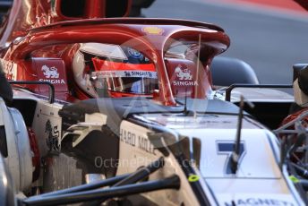 World © Octane Photographic Ltd. Formula 1 – Spanish In-season testing. Alfa Romeo Racing C38 – Kimi Raikkonen. Circuit de Barcelona Catalunya, Spain. Wednesday 15th May 2019.