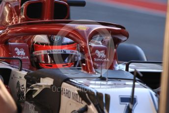 World © Octane Photographic Ltd. Formula 1 – Spanish In-season testing. Alfa Romeo Racing C38 – Kimi Raikkonen. Circuit de Barcelona Catalunya, Spain. Wednesday 15th May 2019.