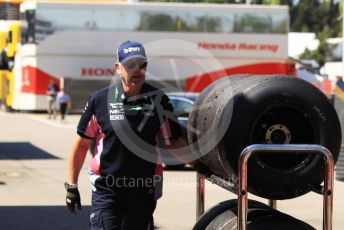 World © Octane Photographic Ltd. Formula 1 – Spanish In-season testing. SportPesa Racing Point RP19 Pirelli tyres. Circuit de Barcelona Catalunya, Spain. Wednesday 15th May 2019.