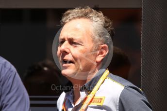 World © Octane Photographic Ltd. Formula 1 – Spanish In-season testing. Mario Isola – Pirelli Head of F1 and Car Racing. Circuit de Barcelona Catalunya, Spain. Wednesday 15th May 2019.