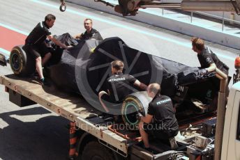 World © Octane Photographic Ltd. Formula 1 – Spanish In-season testing. Mercedes AMG Petronas Motorsport AMG F1 W10 EQ Power+ - Nikita Mazepin. Circuit de Barcelona Catalunya, Spain. Wednesday 15th May 2019.