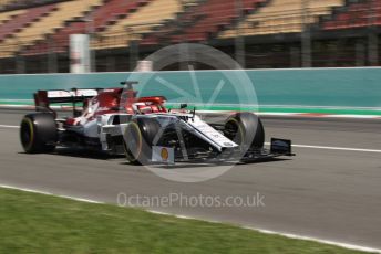 World © Octane Photographic Ltd. Formula 1 – Spanish In-season testing. Alfa Romeo Racing C38 – Kimi Raikkonen. Circuit de Barcelona Catalunya, Spain. Wednesday 15th May 2019.