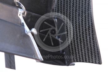 World © Octane Photographic Ltd. Formula 1 – Spanish In-season testing. Alfa Romeo Racing C38 front wing end plate – Kimi Raikkonen. Circuit de Barcelona Catalunya, Spain. Wednesday 15th May 2019.