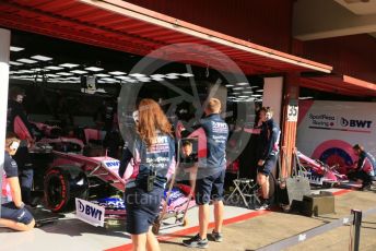 World © Octane Photographic Ltd. Formula 1 – Spanish In-season testing. SportPesa Racing Point RP19 - Lance Stroll and Nick Yelloly. Circuit de Barcelona Catalunya, Spain. Wednesday 15th May 2019.