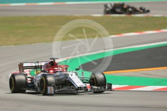 World © Octane Photographic Ltd. Formula 1 – Spanish In-season testing. Alfa Romeo Racing C38 – Kimi Raikkonen and Rich Energy Haas F1 Team VF19 – Kevin Magnussen. Circuit de Barcelona Catalunya, Spain. Wednesday 15th May 2019.