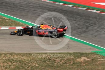 World © Octane Photographic Ltd. Formula 1 – Spanish In-season testing. Aston Martin Red Bull Racing RB15 – Daniel Ticktum stops on circuit. Circuit de Barcelona Catalunya, Spain. Wednesday 15th May 2019.