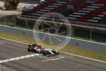 World © Octane Photographic Ltd. Formula 1 – Spanish In-season testing. Alfa Romeo Racing C38 – Kimi Raikkonen. Circuit de Barcelona Catalunya, Spain. Wednesday 15th May 2019.