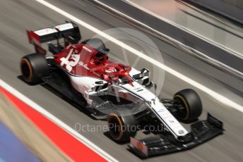 World © Octane Photographic Ltd. Formula 1 – Spanish In-season testing. Alfa Romeo Racing C38 – Kimi Raikkonen. Circuit de Barcelona Catalunya, Spain. Wednesday 15th May 2019.