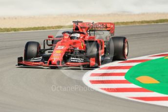 World © Octane Photographic Ltd. Formula 1 – Spanish GP. Practice 1. Scuderia Ferrari SF90 – Sebastian Vettel. Circuit de Barcelona Catalunya, Spain. Friday 10th May 2019.