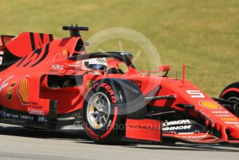 World © Octane Photographic Ltd. Formula 1 – Spanish GP. Practice 1. Scuderia Ferrari SF90 – Sebastian Vettel. Circuit de Barcelona Catalunya, Spain. Friday 10th May 2019.