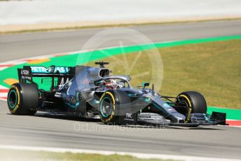 World © Octane Photographic Ltd. Formula 1 – Spanish GP. Practice 1. Mercedes AMG Petronas Motorsport AMG F1 W10 EQ Power+ - Lewis Hamilton. Circuit de Barcelona Catalunya, Spain. Friday 10th May 2019.