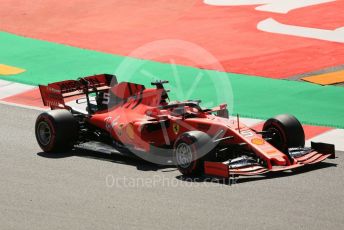 World © Octane Photographic Ltd. Formula 1 – Spanish GP. Practice 1. Scuderia Ferrari SF90 – Sebastian Vettel. Circuit de Barcelona Catalunya, Spain. Friday 10th May 2019.