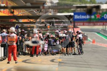 World © Octane Photographic Ltd. Formula 1 – Spanish GP. Practice 1. SportPesa Racing Point RP19 – Lance Stroll. Circuit de Barcelona Catalunya, Spain. Friday 10th May 2019.
