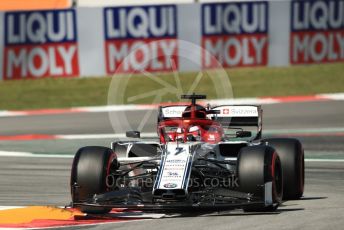 World © Octane Photographic Ltd. Formula 1 – Spanish GP. Practice 1. Alfa Romeo Racing C38 – Kimi Raikkonen. Circuit de Barcelona Catalunya, Spain. Friday 10th May 2019.