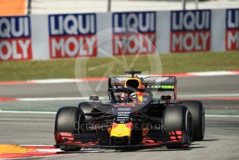 World © Octane Photographic Ltd. Formula 1 – Spanish GP. Practice 1. Aston Martin Red Bull Racing RB15 – Max Verstappen. Circuit de Barcelona Catalunya, Spain. Friday 10th May 2019.