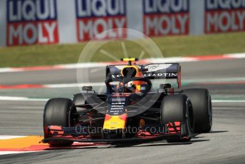 World © Octane Photographic Ltd. Formula 1 – Spanish GP. Practice 1. Aston Martin Red Bull Racing RB15 – Pierre Gasly. Circuit de Barcelona Catalunya, Spain. Friday 10th May 2019.