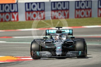 World © Octane Photographic Ltd. Formula 1 – Spanish GP. Practice 1. Mercedes AMG Petronas Motorsport AMG F1 W10 EQ Power+ - Lewis Hamilton. Circuit de Barcelona Catalunya, Spain. Friday 10th May 2019.