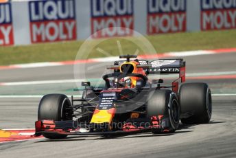 World © Octane Photographic Ltd. Formula 1 – Spanish GP. Practice 1. Aston Martin Red Bull Racing RB15 – Max Verstappen. Circuit de Barcelona Catalunya, Spain. Friday 10th May 2019.