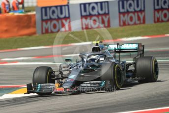 World © Octane Photographic Ltd. Formula 1 – Spanish GP. Practice 1. Mercedes AMG Petronas Motorsport AMG F1 W10 EQ Power+ - Valtteri Bottas. Circuit de Barcelona Catalunya, Spain. Friday 10th May 2019.