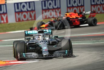 World © Octane Photographic Ltd. Formula 1 – Spanish GP. Practice 1. Mercedes AMG Petronas Motorsport AMG F1 W10 EQ Power+ - Lewis Hamilton. Circuit de Barcelona Catalunya, Spain. Friday 10th May 2019.