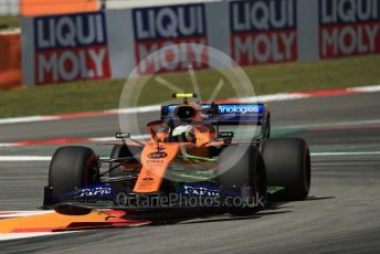 World © Octane Photographic Ltd. Formula 1 – Spanish GP. Practice 1. McLaren MCL34 – Lando Norris. Circuit de Barcelona Catalunya, Spain. Friday 10th May 2019.