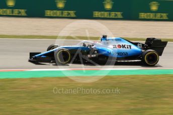 World © Octane Photographic Ltd. Formula 1 – Spanish GP. Practice 2. ROKiT Williams Racing – George Russell. Circuit de Barcelona Catalunya, Spain. Friday 10th May 2019.