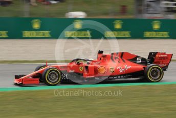 World © Octane Photographic Ltd. Formula 1 – Spanish GP. Practice 2. Scuderia Ferrari SF90 – Sebastian Vettel. Circuit de Barcelona Catalunya, Spain. Friday 10th May 2019.