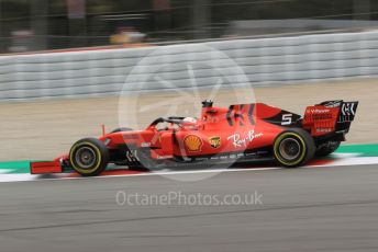 World © Octane Photographic Ltd. Formula 1 – Spanish GP. Practice 2. Scuderia Ferrari SF90 – Sebastian Vettel. Circuit de Barcelona Catalunya, Spain. Friday 10th May 2019.