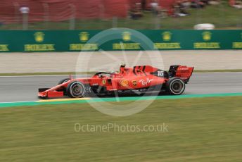 World © Octane Photographic Ltd. Formula 1 – Spanish GP. Practice 2. Scuderia Ferrari SF90 – Charles Leclerc. Circuit de Barcelona Catalunya, Spain. Friday 10th May 2019.