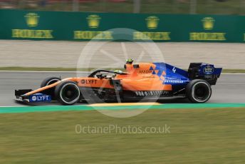 World © Octane Photographic Ltd. Formula 1 – Spanish GP. Practice 2. McLaren MCL34 – Lando Norris. Circuit de Barcelona Catalunya, Spain. Friday 10th May 2019.