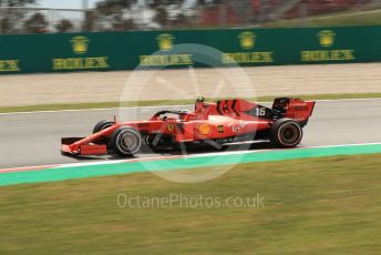 World © Octane Photographic Ltd. Formula 1 – Spanish GP. Practice 2. Scuderia Ferrari SF90 – Charles Leclerc. Circuit de Barcelona Catalunya, Spain. Friday 10th May 2019.